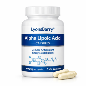 Cápsulas de Ácido Alfa Lipoico 500mg, Antioxidante Celular, Apoyo al Metabolismo Energético, 100 Unidades, Lyonsbarry OEM, Marca Privada, GMP - Product Image 2
