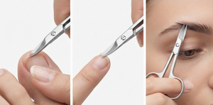 กรรไกรตัดเล็บสแตนเลสแบบตรง สำหรับตัดขนคิ้วและเล็บเท้า - Product Image 3
