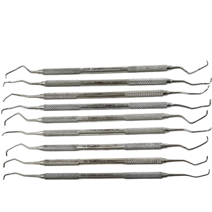 Nouveau détartreur dentaire AMRID SURGICAL en acier inoxydable allemand, curettes universelles, équipement et instruments chirurgicaux dentaires, en promotion - Product Image 3