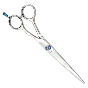 Grooming Straight <b>Scissors</b> Straight Blade Mirror Finish Pet Hair Cutting <b>Scissor</b> Animal Hair Cutting <b>Scissor</b> With Luxury Screw - Product Image 5