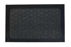 Modern Diamond Design Greeky Mats High Quality <b>Rubber</b> Outdoor Use 40x60cm Factory Wholesale Price - Product Image 5
