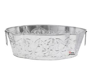 ถังแช่ไวน์สแตนเลสสตีลเคลือบเงาสีเงินสำหรับโรงแรมและร้านอาหาร - Product Image 1