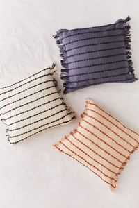 Bohemian Striped <b>Throw</b> Pillow Covers Fringe Square Cushion Covers Woven Polyester Cotton for Home Hotel Decor 100% Cotton Pillow - Product Image 3