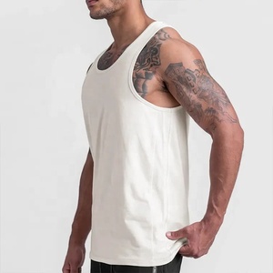 Camiseta sin mangas deportiva con logotipo personalizado para hombre, ropa deportiva masculina para correr, entrenamiento de baloncesto, gimnasio, informal, para fitness - Product Image 4