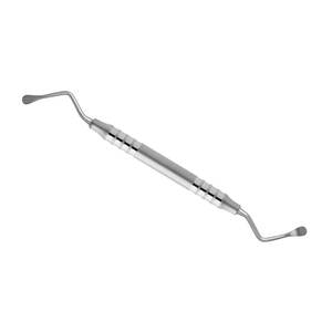 Élévateur périostal manuel réutilisable en acier inoxydable anti-reflet, certifié CE, à double extrémité et lame angulaire, pour chirurgie dentaire - Product Image 1