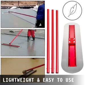 Kit di Attrezzi per Calcestruzzo: Frattazzo in Acciaio al Manganese 1200x300mm, Strumento per Cemento e Intonaco per Costruzione Piscine - Product Image 5