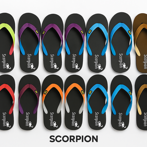 รองเท้าแตะสำหรับฤดูหนาว Scorpino สีดำเหลือง ทำจากยางธรรมชาติ กันลื่น กันน้ำ แห้งเร็ว รีไซเคิลได้ น้ำหนักเบา แบบเปิดนิ้วเท้า - Product Image 3