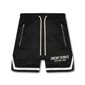กางเกงฝึกซ้อม MMA สำหรับผู้ชาย SINEWY SPORTS แบบสั่งทำพิเศษ พิมพ์ลายโลโก้ด้านหน้าด้วยเทคนิค Heat-Transfer แห้งเร็ว ผลิตจากโพลีเอสเตอร์ ทรงปกติ - Product Image 2