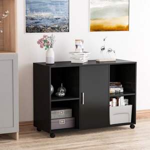 Black <b>Filing</b> Storage Cabinet - Product Image 1