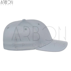 Casquettes 6 panneaux grises unies respirantes, tendance, personnalisées, design unique, pour adultes, service OEM ODM, nouvelle collection, meilleures ventes. - Product Image 5