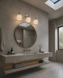 Modern Marble <b>Wall</b> <b>Sconce</b> Square Minimalist Design Brass Finish Indoor Bathroom Decor <b>Lighting</b> Fixture - Product Image 4
