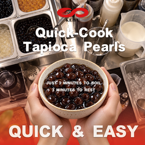 Perles de Tapioca et Boules de Boba Instantanées 4mm/8mm/10mm pour Bubble Tea, Cuisson Rapide, Certifiées HALAL/HACCP, Vente en Gros - Product Image 5
