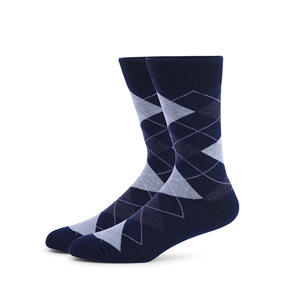 Custom Designer Bamboo Cotton Classic Formal Office Business Man <b>Socks</b> Argyle Casual Crew Dress Tube <b>Socks</b> for Men - Product Image 1