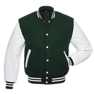 Chaquetas Varsity de Lona Personalizadas al por Mayor para Hombre, Tallas Grandes, Impermeables, Resistentes al Viento, Reversibles, con Logotipo Frontal, Estilo Casual Urbano - Product Image 5