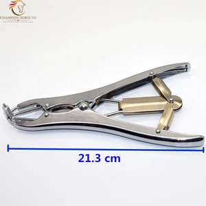 Alicates Aplicadores de Anillos de Castración Elastrator Profesionales de Acero Inoxidable Ajustables y Reutilizables, Instrumento Duradero Sin Sangre Para - Product Image 2