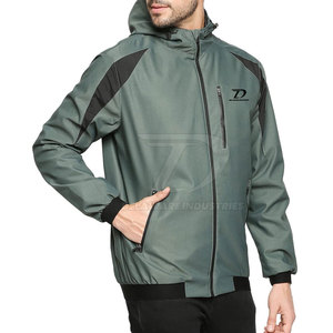 Chaqueta Softshell Personalizada para Hombre, Cuello Alto, Logotipo Frontal, Ligera, Transpirable, Reversible, Invierno, Venta al Por Mayor - Product Image 3