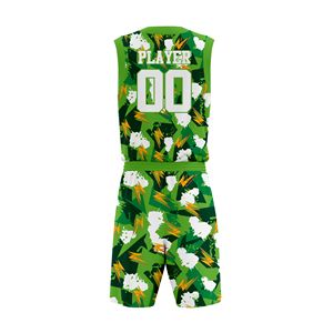 Fournisseur en gros d'uniformes de basketball, vêtements d'équipe personnalisés unisexes, maillots et shorts, grandes tailles, 100% polyester, séchage rapide - Product Image 2