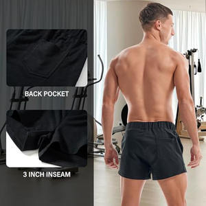 Shorts de jogging mi-taille pour hommes – Qualité supérieure, séchage rapide, respirant, mode sportive, fitness décontracté, imprimé, service OEM disponible - Product Image 3