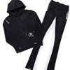 Wholesale Heavyweight Winter Mens Maternity Flare Stacked 100% Cotton Loose Fit Breathable Tracksuit Sweatpants and Hoodie Set - Product Image 2