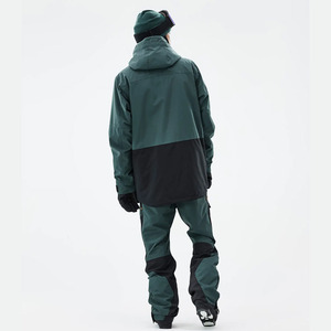 Chaqueta de Esquí para Hombre Fawk 2026, Impermeable, para Snowboard, con Cierre de Cremallera, Color Negro Atlántico/Negro, Talla Grande - Product Image 3