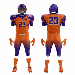 Uniforme de Fútbol Americano Deportivo, Cómodo, Nuevo Diseño, Profesional, Transpirable, Ligero, de Buena Calidad, con el Mejor Servicio - Product Image 3