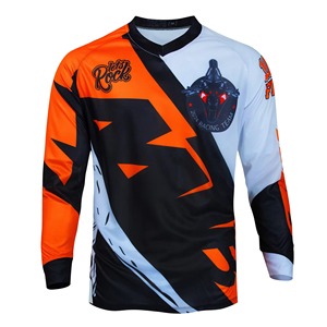 High Quality Motocross Jersey Made of 100% Polyester Fabric with Custom Logo Color Sublimation Oem Design auto racing wear - Product Image 1