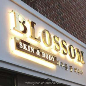 Enseigne lumineuse LED en gros d'usine, enseigne en métal rétroéclairée, lettres lumineuses, enseignes rétroéclairées, publicité extérieure, logo d'entreprise - Product Image 4