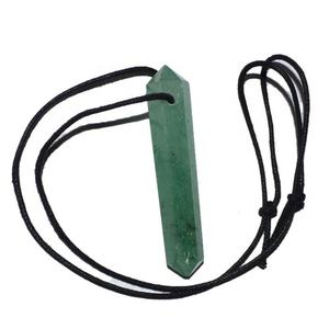 Compra en línea Chapado en doble punto Focal Colgante Mezcla de piedras preciosas Ágata Diamante Cobre Cristal Piedras principales Comprar Dijes Cordón de cuero - Product Image 3