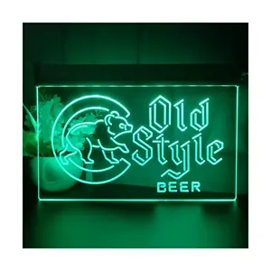 厂家直销啤酒酒底酒吧俱乐部车库LED霓虹灯招牌装饰墙壁