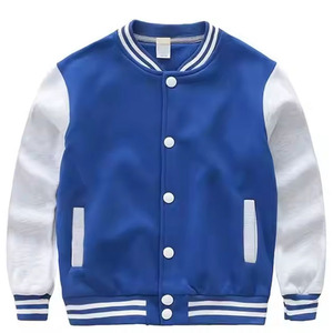 New Arrival Men's Quality Varsity <b>Jacket</b> Stand Collar Breathable Sustainable <b>Cropped</b> Style Embroidered College Style for Women - Product Image 2
