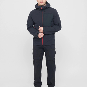 Chaqueta Softshell con Capucha para Hombre, de Alta Calidad, Impermeable, de Secado Rápido, Transpirable, de Poliéster, para Deportes al Aire Libre, Invierno y Primavera, Personalizable - Product Image 3