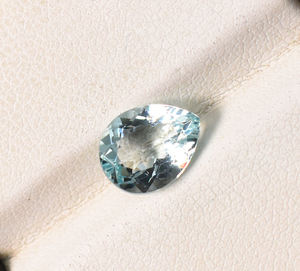 Laboratorio aguamarina pera facetada joyería fina gemas sueltas azul 5X3mm 6X4mm 8X5mm 9X6mm tamaños calibrados para el mejor ajuste - Product Image 2