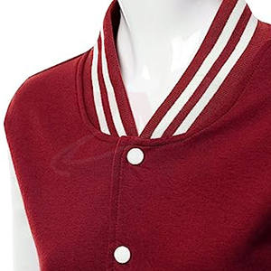 Vestes en molleton 100% coton à col montant unisexe pour femmes, avec impression et broderie de logo personnalisés, sur demande ODE et OEM - Product Image 5