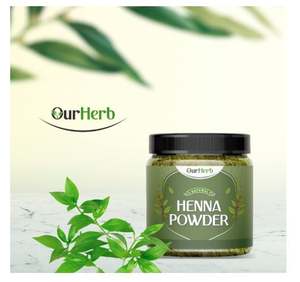 Poudre de Henné Pure et Naturelle (Lawsonia Inermis) Enrichie en Herbes Précieuses pour une Coloration Naturelle des Cheveux, Stimulateur de Croissance - Product Image 2