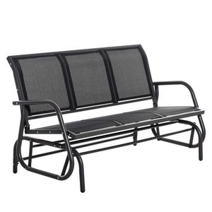 Outdoor Courtyard Seats for 3 People Patio Benches - Product Image 4