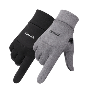Vente en gros de gants d'hiver pour activités de plein air, gants chauds pour le sport, écran tactile, cuir de chèvre, doigts entiers, ignifuges, unisexes - Product Image 3
