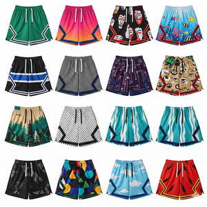 Pantalones Cortos de Baloncesto Personalizados con Bordado, Bolsillos, 100% Poliéster, Cintura Media, Impermeables, de Secado Rápido, Antiarrugas, Transpirables, de Malla - Product Image 5