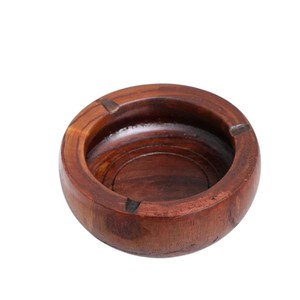 Luxury Square Solid Wood Cigar <b>Ashtray</b> With 4 Slots Handmade Large Wooden Ash Tray Home Decor & Executive Smoking Gift For Men - Product Image 2