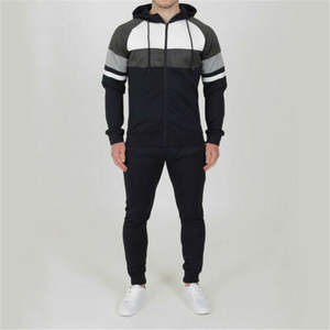 Ensemble de survêtement homme tendance 2026 – Jogger slim fit en molleton technique avec sweat à capuche – Tenue de sport deux pièces personnalisable pour la gym et la course à pied - Product Image 5