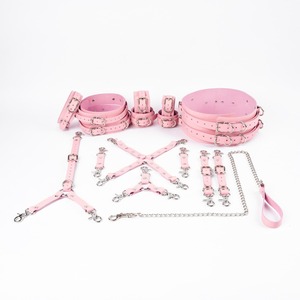 Ensemble de 16 Pièces de Contraintes en Cuir Véritable Robustes, Kit de Bondage en Gros, Produits Sexuels Fétichistes de Qualité Supérieure RTTS-0008 - Product Image 4