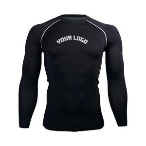 Vente en gros de chemises de compression pour hommes de haute qualité, imprimées et entièrement personnalisées, à séchage rapide et respirantes - Product Image 6