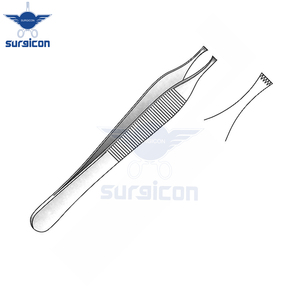 Pinzas Adson Graefe de 12 cm (4-3/4 Pulgadas), Pinzas Quirúrgicas de Acero Inoxidable de Primera Calidad para Cirugía Oftálmica y Cirugía Plástica - Product Image 6