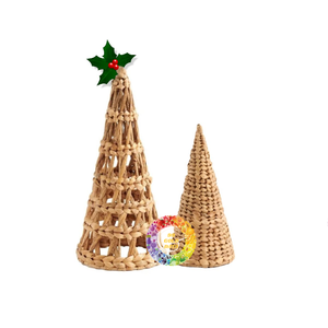 Campana de Ratán Festiva Decorativa para Colgar en el Árbol de Navidad, Estilo Clásico, Artesanía Ecológica y Duradera - Product Image 2