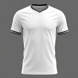 Camiseta de Entrenamiento de Fútbol para Hombre 2025, OEM, Manga Corta, Transpirable, Tela de Spandex/Poliéster, Logotipo Personalizado en la Parte Delantera - Product Image 3