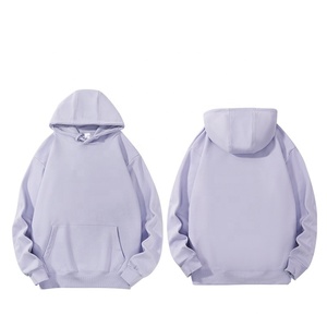 Custom Dtg Embroidered Silk Screen Printed 330gsm Polyester Cotton <b>Pullover</b> Customized <b>Men</b> Hoodies - Product Image 5