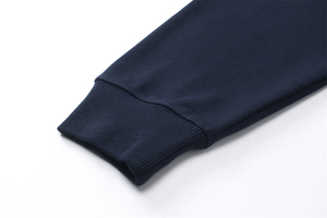 Sweat à capuche unisexe décontracté en molleton uni 350g, 100% coton, avec logo imprimé numériquement sur le devant, coupe ample et respirant pour l'hiver - Product Image 4