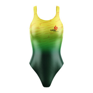 Women's Custom Sublimation Swimsuit Bodysuit One Piece Swimwear Breathable Quick Dry Beachwear With Custom Logo Printing - Product Image 2