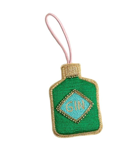 Porte-clés et breloques de poignet en strass, faits main, vintage, dorés, multicolores, avec lettres initiales de l'alphabet, thème Cerf et Amour, pour fêtes de Noël - Product Image 5