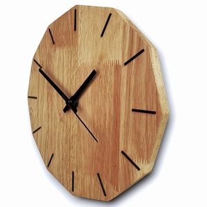 100% Natural Wooden Handmade Modern Durable Wall <b>Clock</b> Cheap Price Elegant Home Decor Living Room <b>Bedroom</b> Office Premium Wooden - Product Image 1