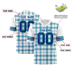 Maillot de football américain sur mesure avec nom, numéro et logo personnalisés, ensemble uniforme de football américain en mesh respirant - Product Image 4